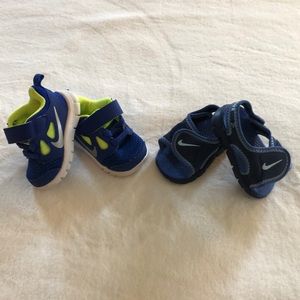 Lot- 2 pairs infant Nikes